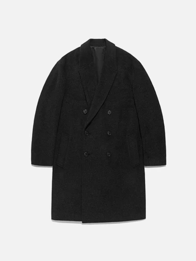 OVERSIZE DOUBLE CHESTERFIELD COAT FA [DARK GREY](FAVJ08)