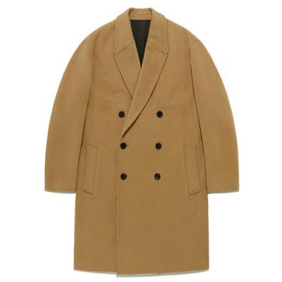 OVERSIZE DOUBLE CHESTERFIELD COAT FA [BEIGE](FAVJ08)