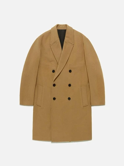 OVERSIZE DOUBLE CHESTERFIELD COAT FA [BEIGE](FAVJ08)