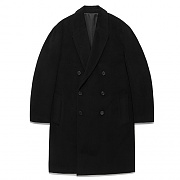 OVERSIZE DOUBLE CHESTERFIELD COAT FA [BLACK](FAVJ08)