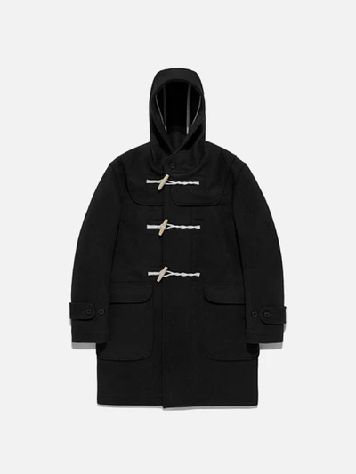 LONG DUFFLE COAT FA [BLACK](FAVJ05)