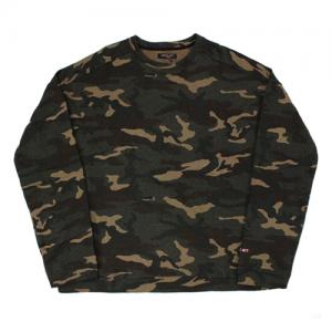 [NAMEOUT] BASIC OVERSIZED CREWNECK SWEATSHIRTS - CAMO