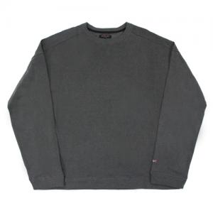 [NAMEOUT] BASIC OVERSIZED CREWNECK SWEATSHIRTS - CHARCOAL