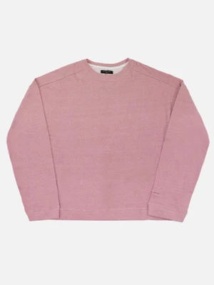 [NAMEOUT] BASIC OVERSIZED CREWNECK SWEATSHIRTS - PINK