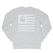(I019966)STATE FLAG SWEATSHIRT-ASH HEATHER