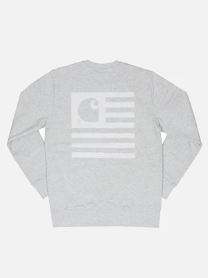 (I019966)STATE FLAG SWEATSHIRT-ASH HEATHER