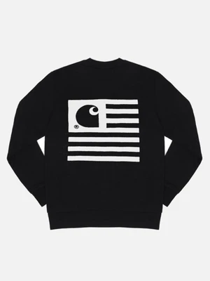 (I019966) STATE FLAG SWEATSHIRT-BLK/WHT