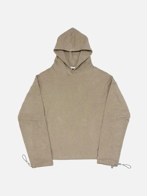 [NAMEOUT] CROPPED HOODY - BEIGE