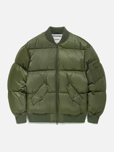 DOWN MA-1 JACKET FA [KHAKI](FAVJ02)