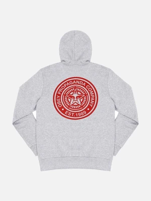 (111731201)OBEY PROPAGANDA COMPANY HOOD-H.GRY