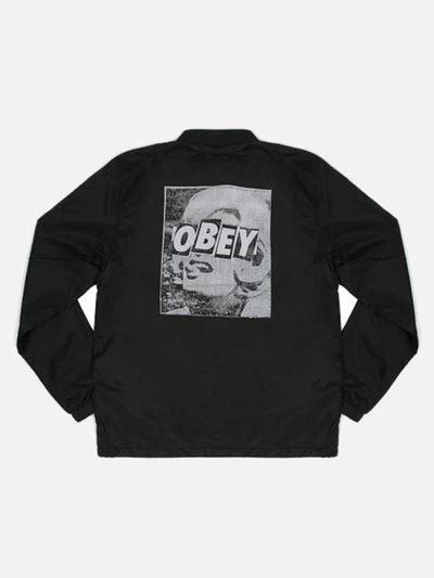 (125001324)UNUSUAL ACTIVITY COACHES JACKET-BLK