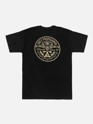 (163081339)PYRAMID OF DISSENT TEE-BLK