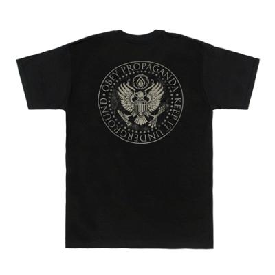 (163081296)OIL EAGLE TEE-BLK