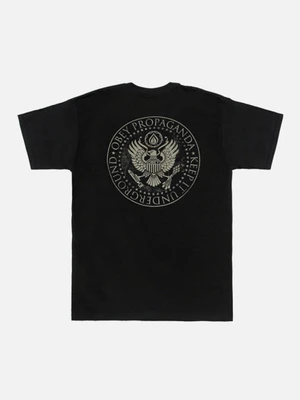 (163081296)OIL EAGLE TEE-BLK