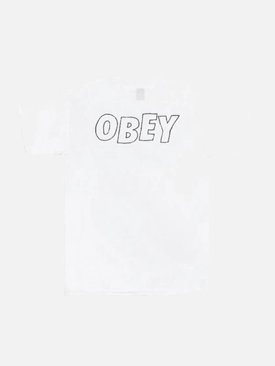 (163081319)OBEY LO-FI  TEE-WHT