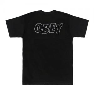 (163081319)OBEY LO-FI  TEE-BLK
