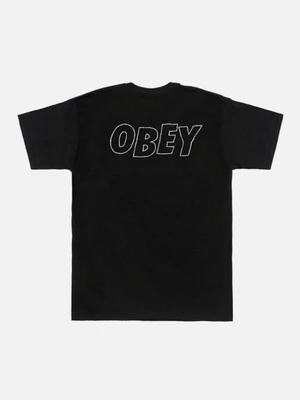 (163081319)OBEY LO-FI  TEE-BLK