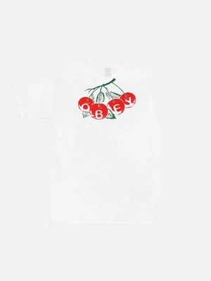 (163081220)CHERRIES TEE-WHT