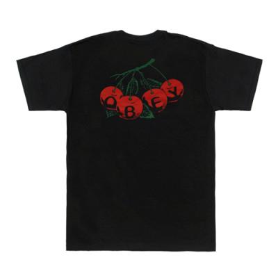 (163081220)CHERRIES TEE-BLK