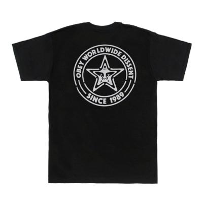 (163081302)PASTE STAR TEE-BLK