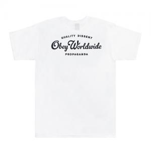 (163081303)QUALITY DISSENT PRPGNDA TEE-WHT
