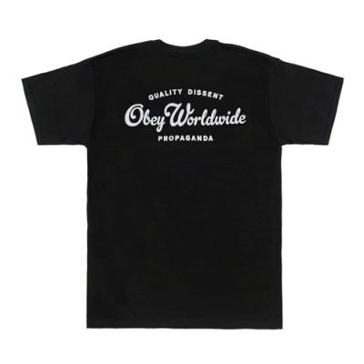 (163081303)QUALITY DISSENT PRPGNDA TEE-BLK