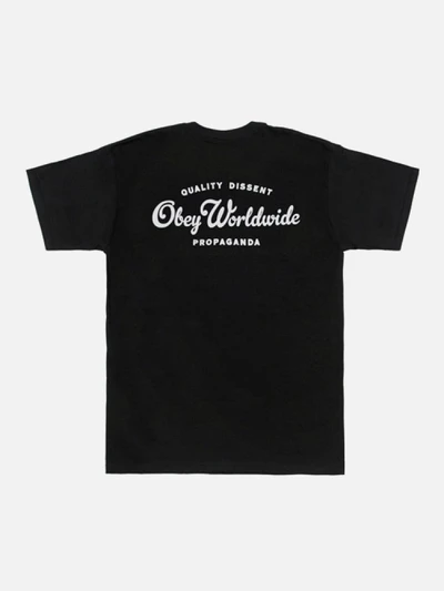 (163081303)QUALITY DISSENT PRPGNDA TEE-BLK
