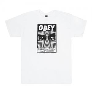 (163081329)SUBLIMINAL VISUAL TEE-WHT