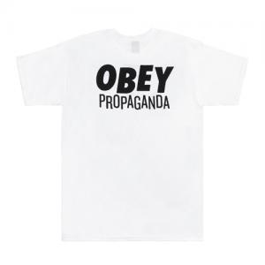 (163081340)JUMBLED UP PROPAGANDA TEE-WHT