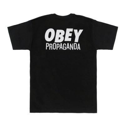 (163081340)JUMBLED UP PROPAGANDA TEE-BLK