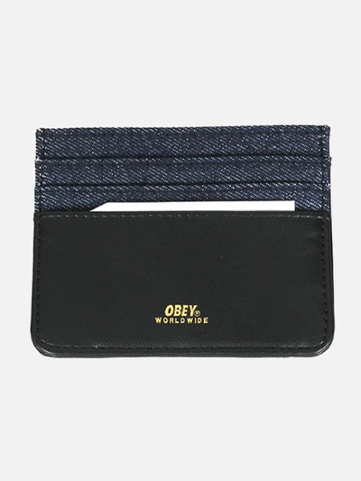 (100310092)GENTRY DENIM ID WALLET DENIM-BLK