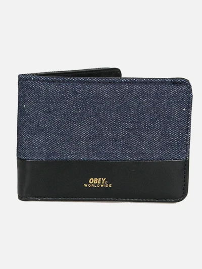(100310091)GENTRY DENIM BI FOLD WLT DENIM-BLK