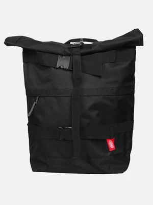 (100010076)REVOLT RED ROLLTOP BAG-BLK