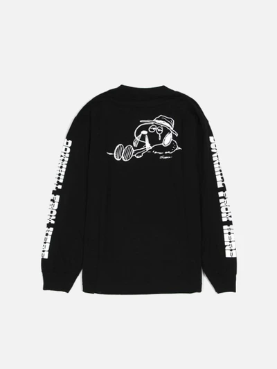 SPIKE DOWNHILL L/S TEE-BLK
