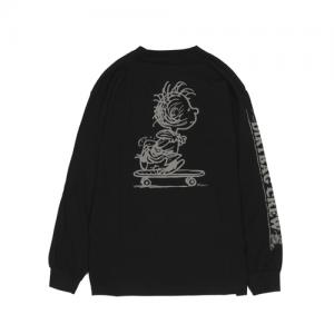 PIGPEN L/S TEE-BLK