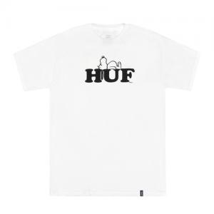 HUF X SNOOPY TEE-WHT