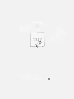 SNOOPY BOX LOGO TEE-WHT
