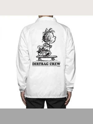 HUF X PIGPEN COACHS JACKET-WHT
