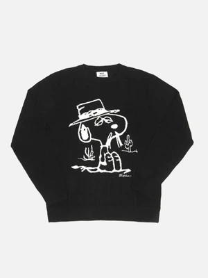 SPIKE JACQUARD SWEATER-BLK