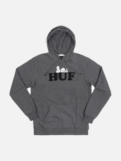 HUF X SNOOPY PULLOVER HOOD-G.HEA