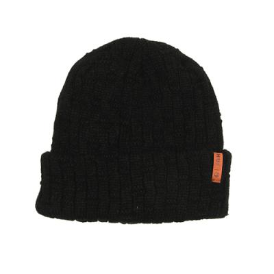 SINCLAIR CONTRAST BEANIE-BLK