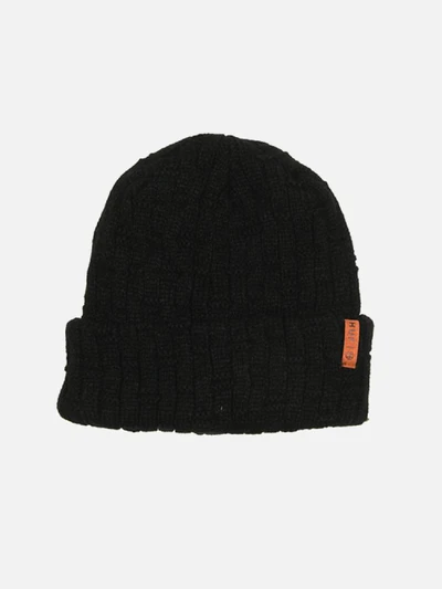 SINCLAIR CONTRAST BEANIE-BLK