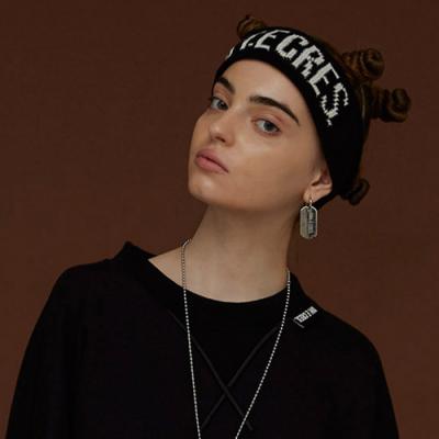 DIM. KNIT HAIRBAND_BLACK