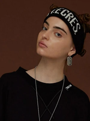 DIM. KNIT HAIRBAND_BLACK