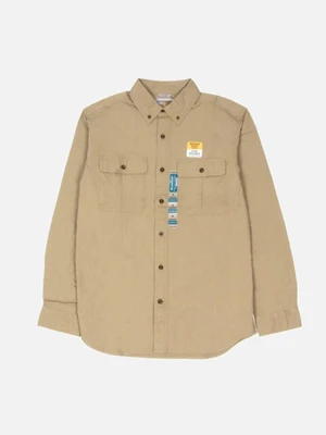 (101554) 포맨 솔리드 LS 워크셔츠 DARK KHAKI (253)