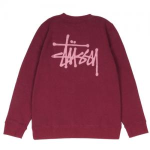 BASIC STUSSY CREW-GRPE