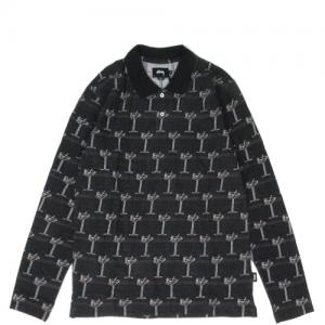 MARTINI JACQUARD L.SL POLO-BLK