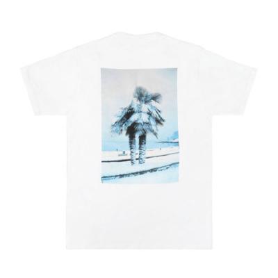 SNOW PALM TEE-WHT