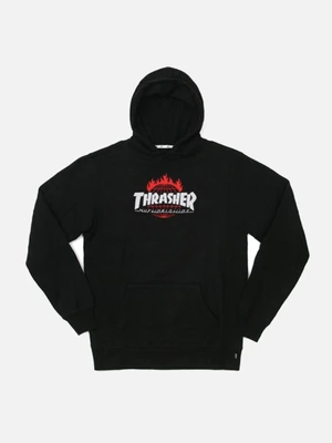 (PF65M02)THRASHER TOUR DE STOOPS HOOD-BLK