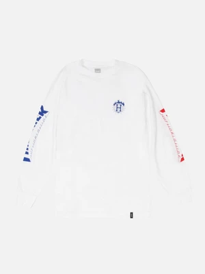 (TS65M02)THRASHER TDS LS TEE-WHT
